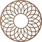 Ekena Millwork Cannes Wood Fretwork Pierced Ceiling Medallion, Walnut, 40"OD x 13 5/8"ID x 3/8"T CMWP40X40X0375CNWA - alternate 4